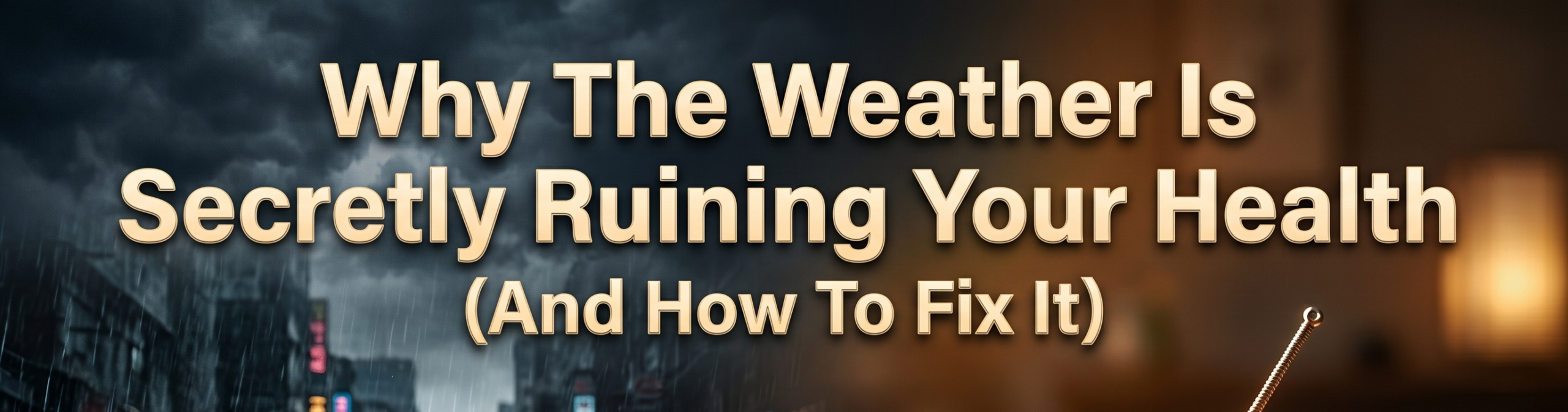 Why The Weather Is Secretly Ruining Your Health
